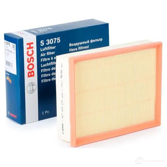Воздушный фильтр BOSCH 1457433075 349074 1K2UR S 3075