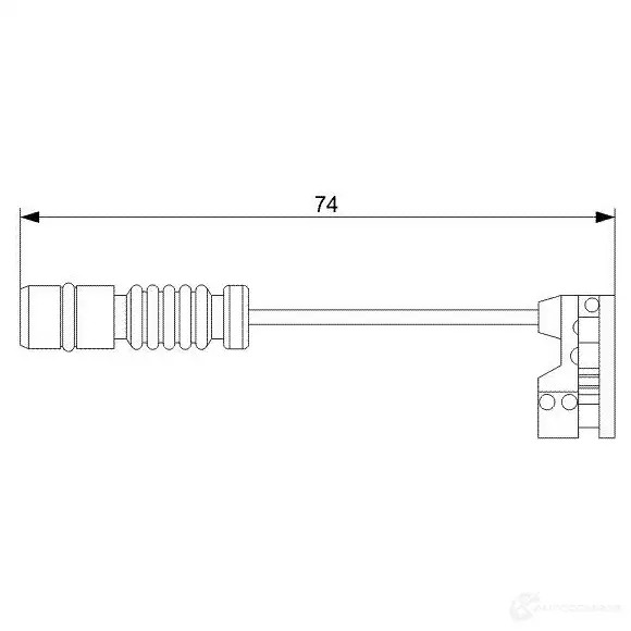 Датчик износа тормозных колодок BOSCH S8R8Y1 351443 1987473008 AP8 09