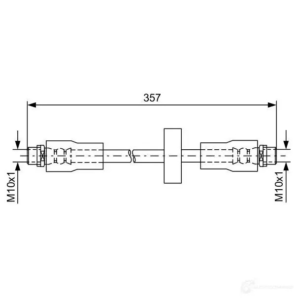 Тормозной шланг BOSCH 1987481591 354684 BH1 475 A71VI