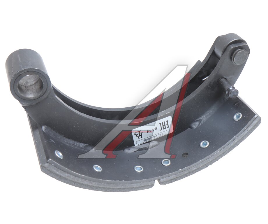 Колодки тормозные JAC N120 КАМАЗ Компас-12 задние барабанные (1шт.) (верхняя) BRAKE BLOCKS