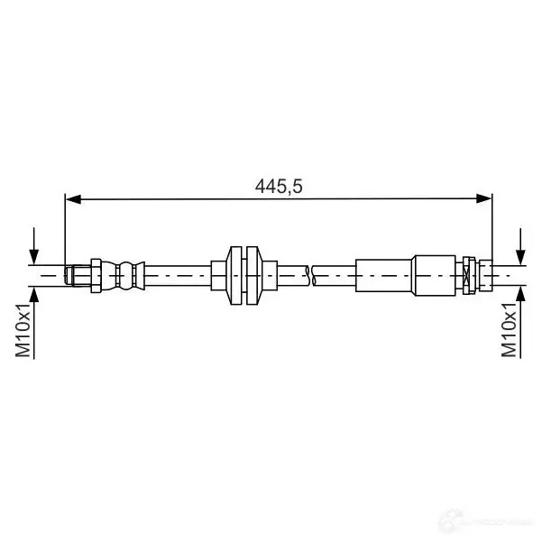 Тормозной шланг BOSCH 354761 DNW47 1987481668 BH1 552