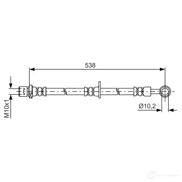 Тормозной шланг BOSCH 354699 1987481606 DXYCSD0 BH14 90