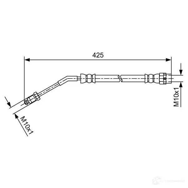 Тормозной шланг BOSCH 2BFILF 1987481587 BH 1471 354680