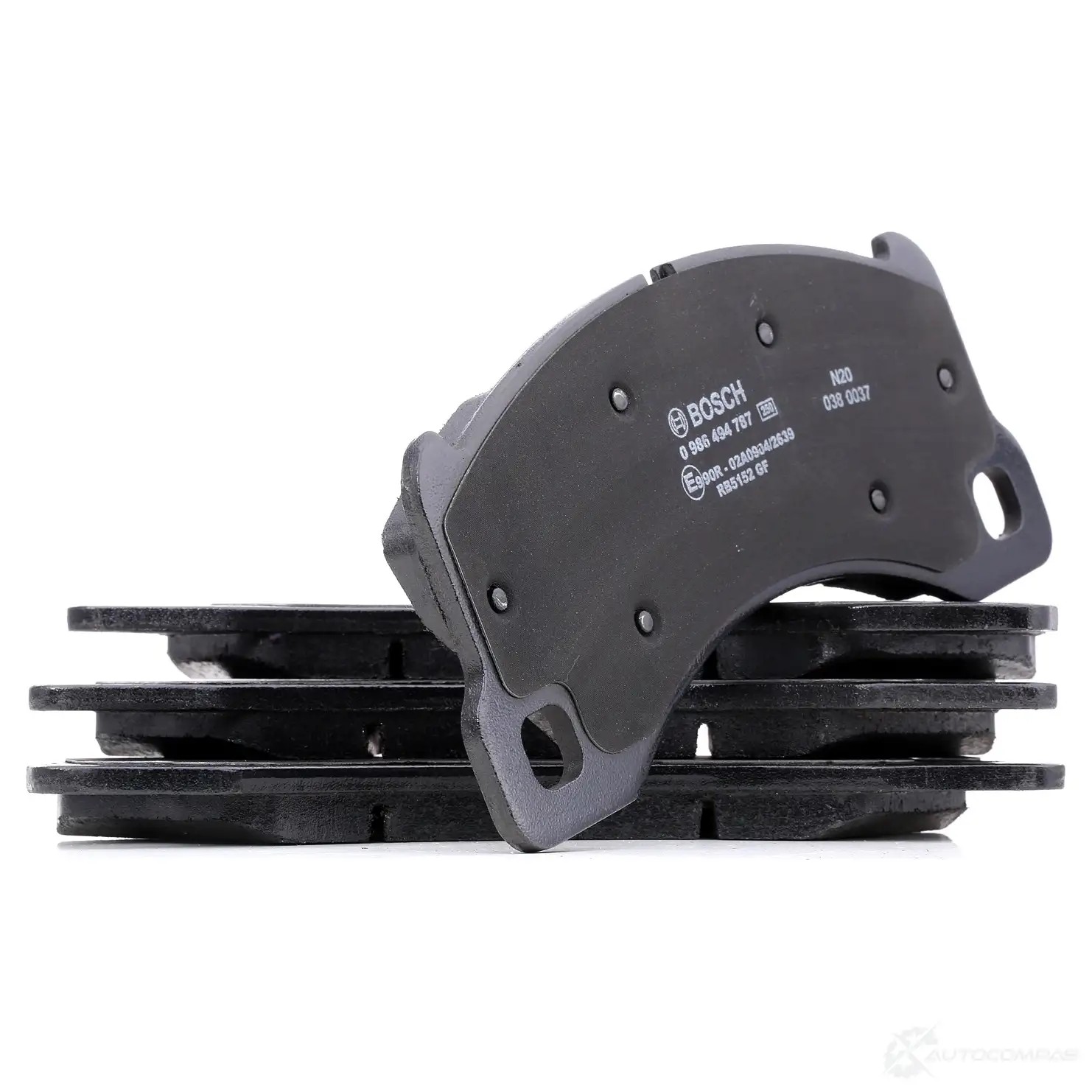 Тормозные колодки, комплект BOSCH 0986494787 BP1961 1193484117 25007