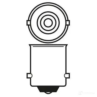 Лампа BA9S 3 Вт 24 В BOSCH 350435 USVZ B 1987302539