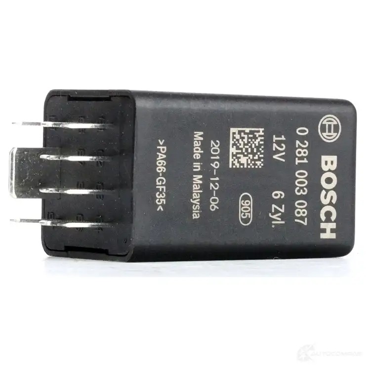 Реле свечей накала BOSCH 3165143543641 0281003087 TM LYH9 319653