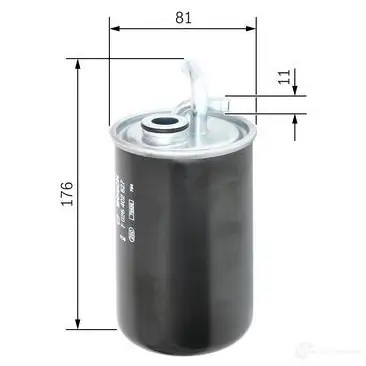 Топливный фильтр BOSCH f026402827 GUIYWJD 370451 N 2827