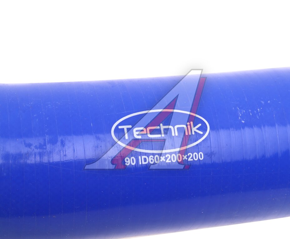 Патрубок угловой силикон (L=200х200мм, d=60 90°) TECHNIK