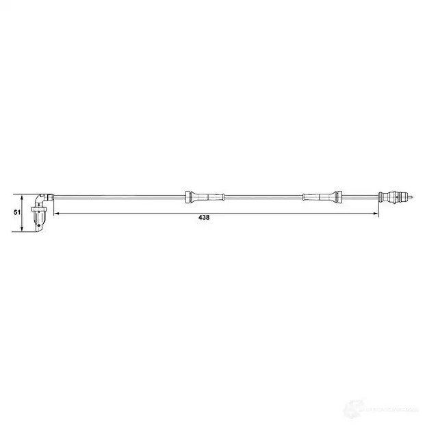 Датчик АБС BOSCH DF 11 WS7583 315411 0265007583