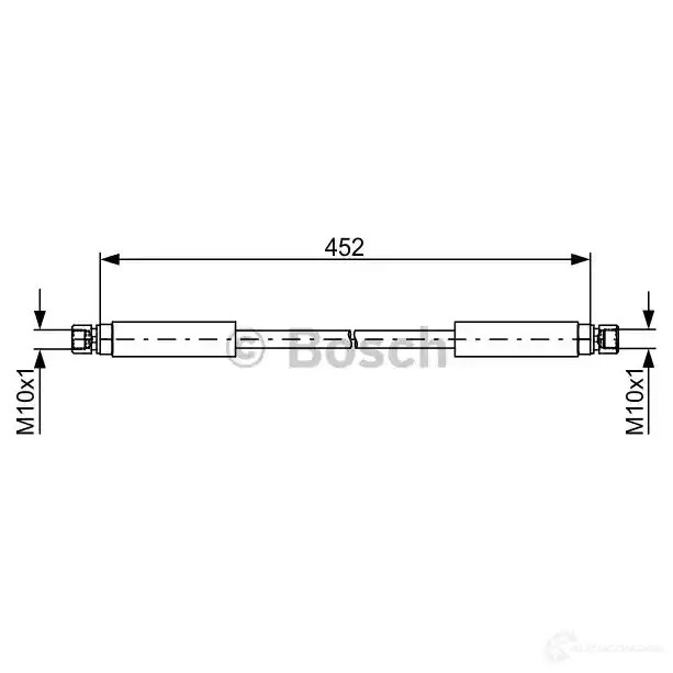 Тормозной шланг BOSCH 1987481754 354847 BH1 638 9KT9Y6