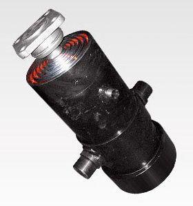 Цилиндр КАМАЗ-452802 подъема платформы 14т (3-х стор.разгрузка, 6-ти штоковый) АТЛАНТ ГИДРАВЛИК