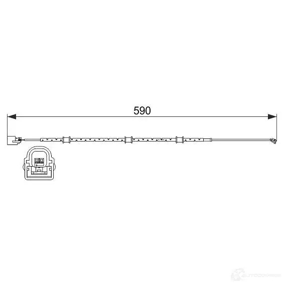 Датчик износа тормозных колодок BOSCH 351942 U39UVVX A P613 1987474513
