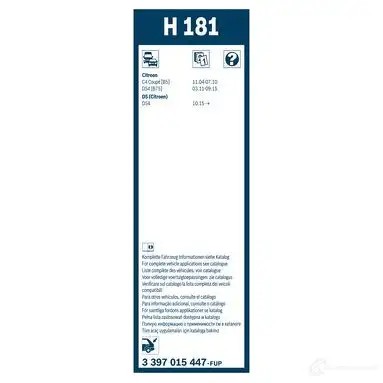 Щетка стеклоочистителя BOSCH 3397015447 NX QN50 1437243020