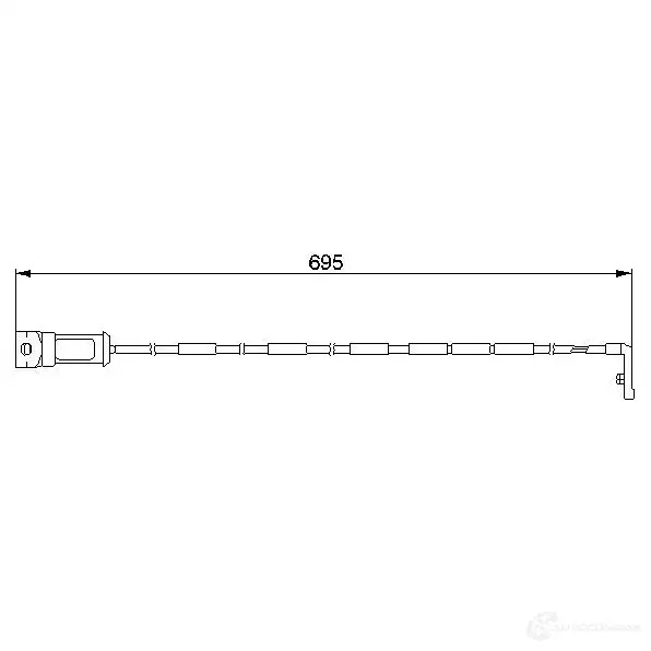 Датчик износа тормозных колодок BOSCH RBWEN 1987474929 352208 AP1 87
