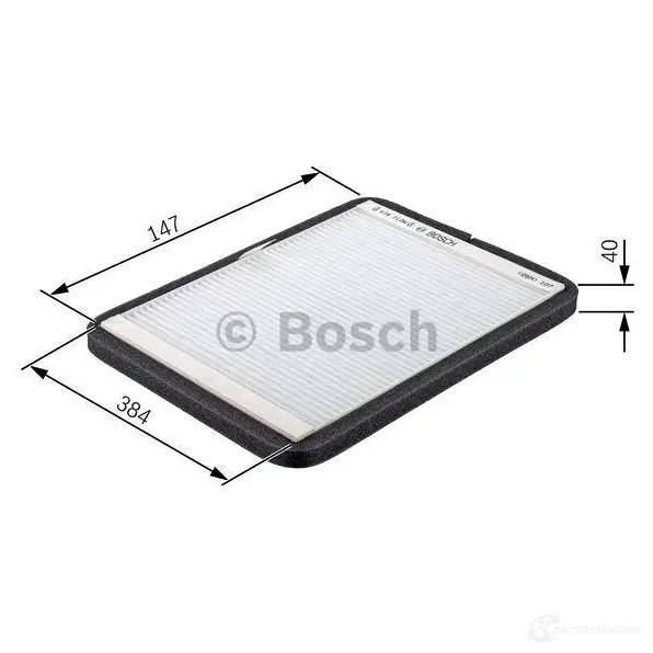 Салонный фильтр BOSCH R 1454 1987431454 YOQXJ9 350943