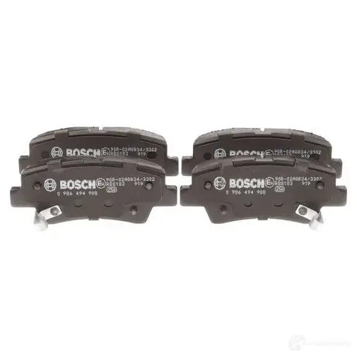 Тормозные колодки, комплект BOSCH 0986494908 JO2F VP7 1437243509