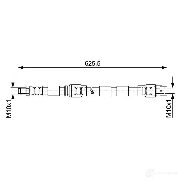 Тормозной шланг BOSCH 1987481589 BH1 473 354682 Z8KAUQ
