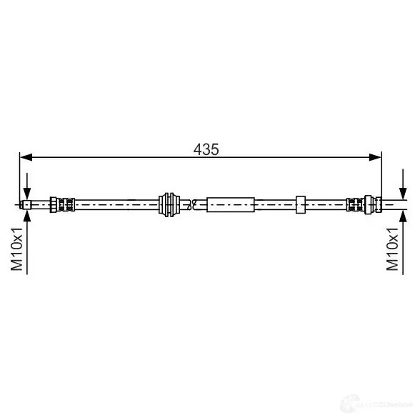 Тормозной шланг BOSCH BH 915 354149 CAHEEK6 1987481023