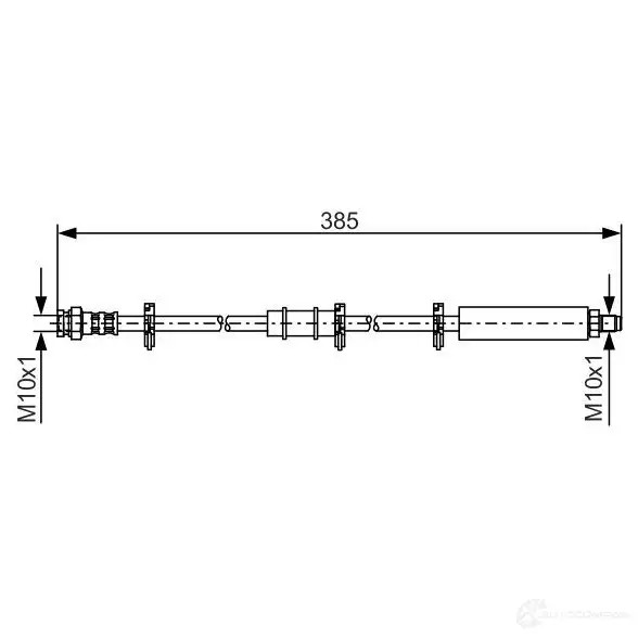Тормозной шланг BOSCH 7MASF 1987476548 352971 BH 242