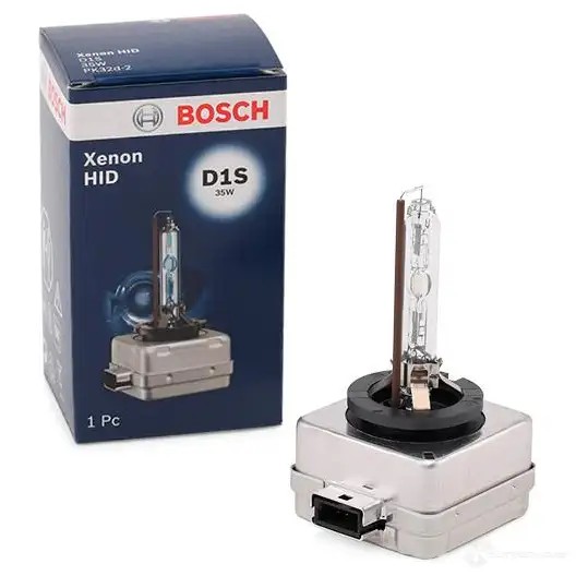 Лампа ксеноновая D1S 35 Вт 85 В 4100K BOSCH D1S 350551 D1S 35W PK32D-2 XENON 1987302905