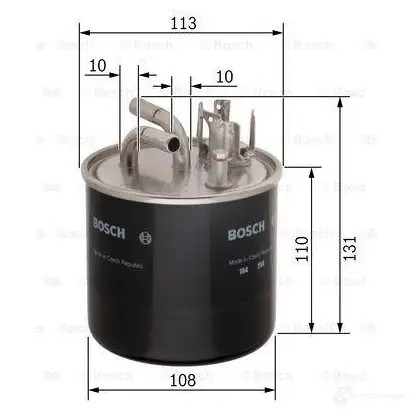 Топливный фильтр BOSCH QXCNLX 0450906458 329085 N 6458