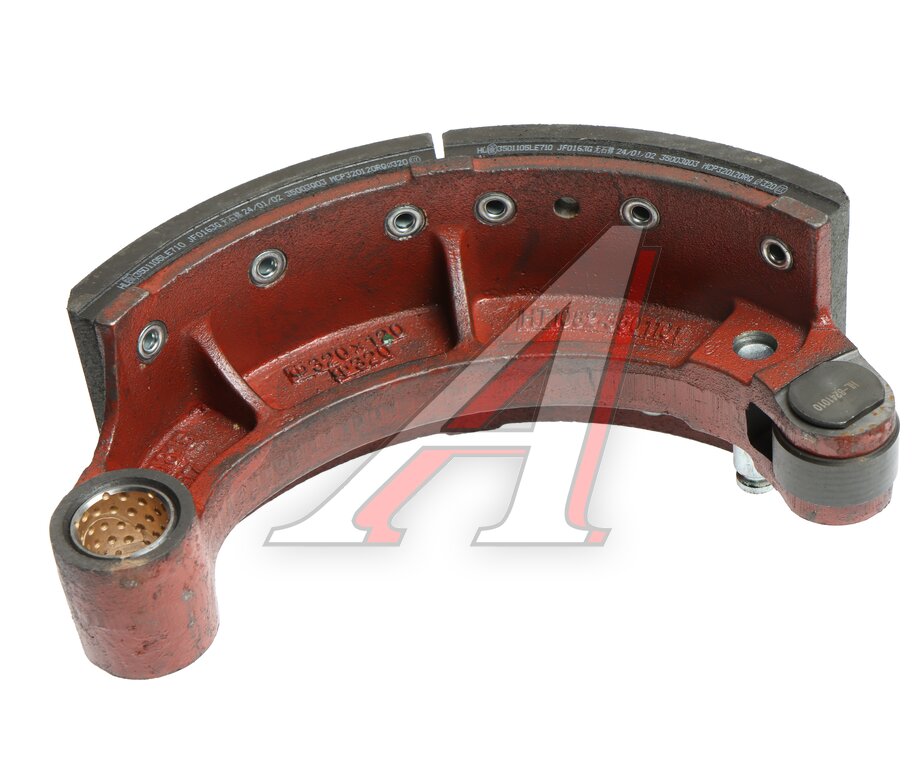 Колодки тормозные JAC N90 КАМАЗ Компас-9 передние барабанные (1шт.) (нижняя) PSP