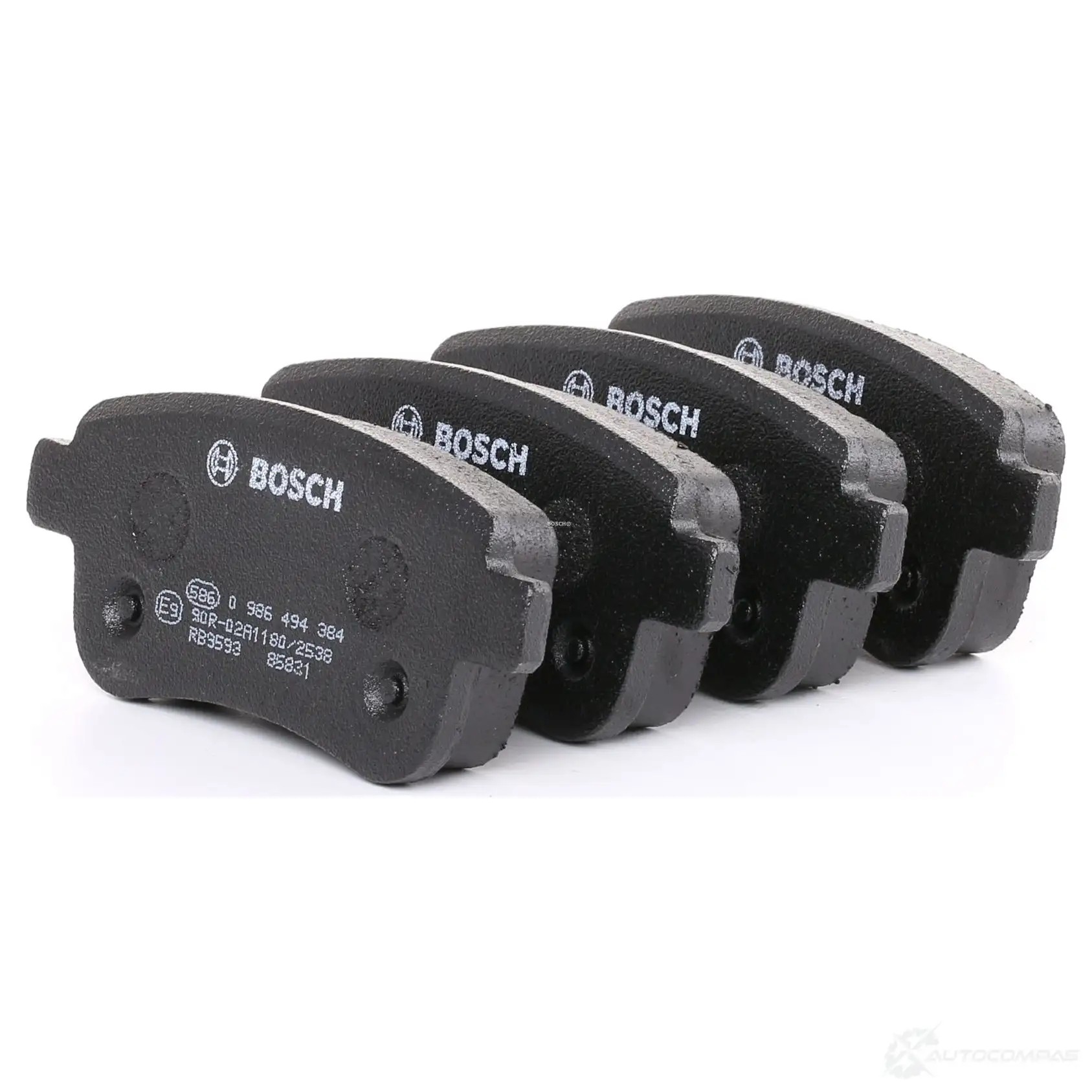 Тормозные колодки, комплект BOSCH 342369 0986494384 24820 BP1292