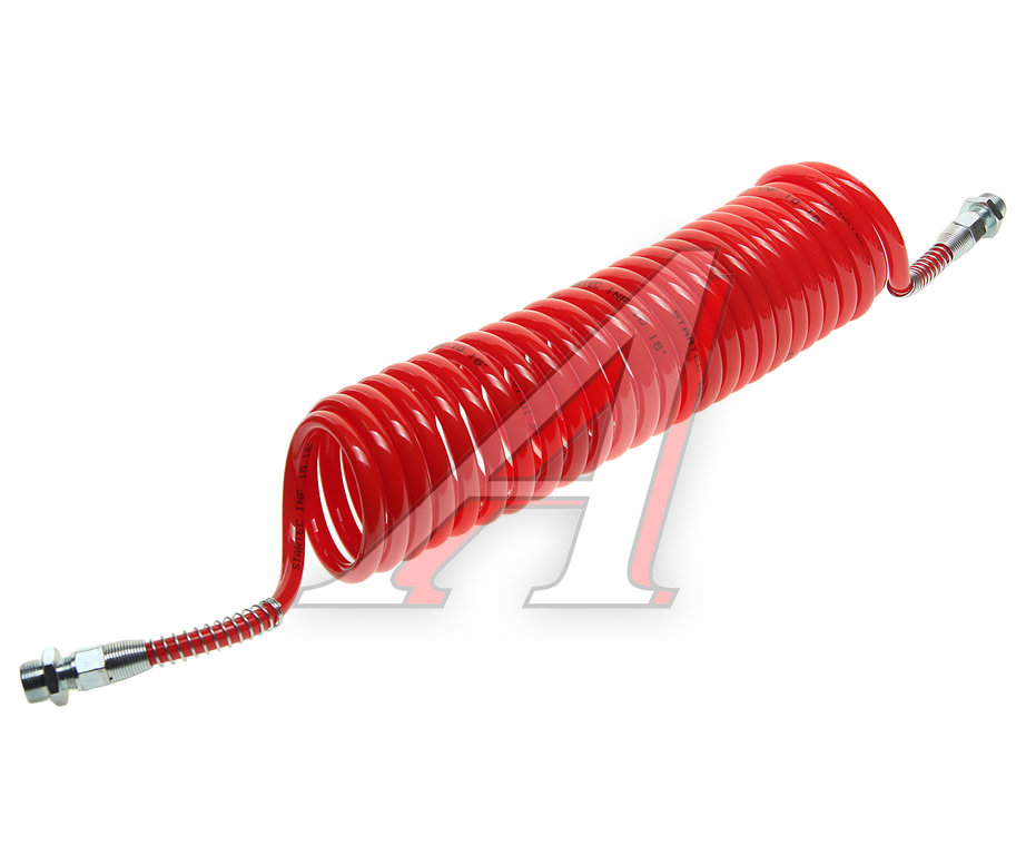 Шланг пневматический витой М22 L=7.5м (красный) Polyurethane STARTEC