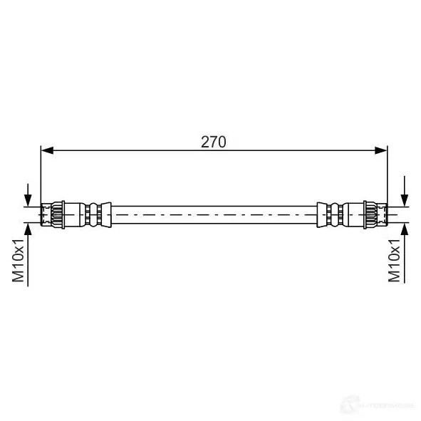 Тормозной шланг BOSCH BH1 87 352924 1987476493 6NA16