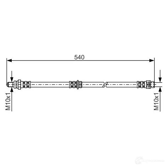 Тормозной шланг BOSCH 1987481053 Y3VWFG BH9 45 354172