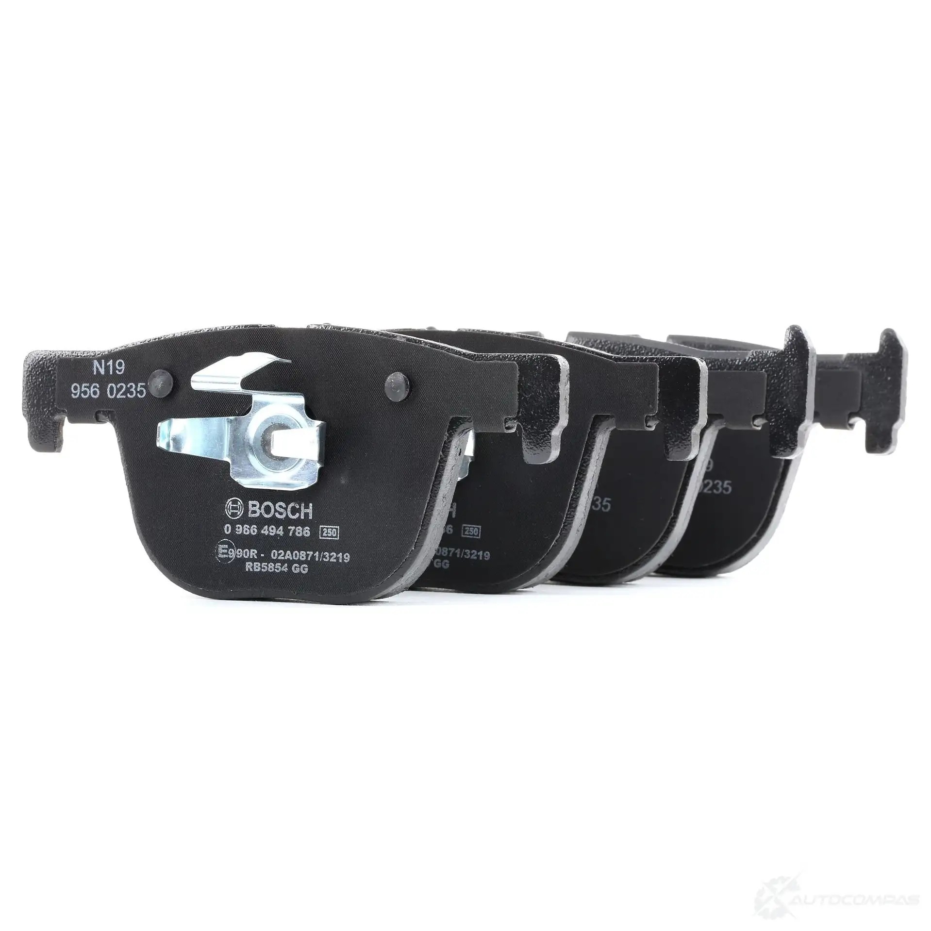 Тормозные колодки, комплект BOSCH 1193484114 25025 BP1960 0986494786