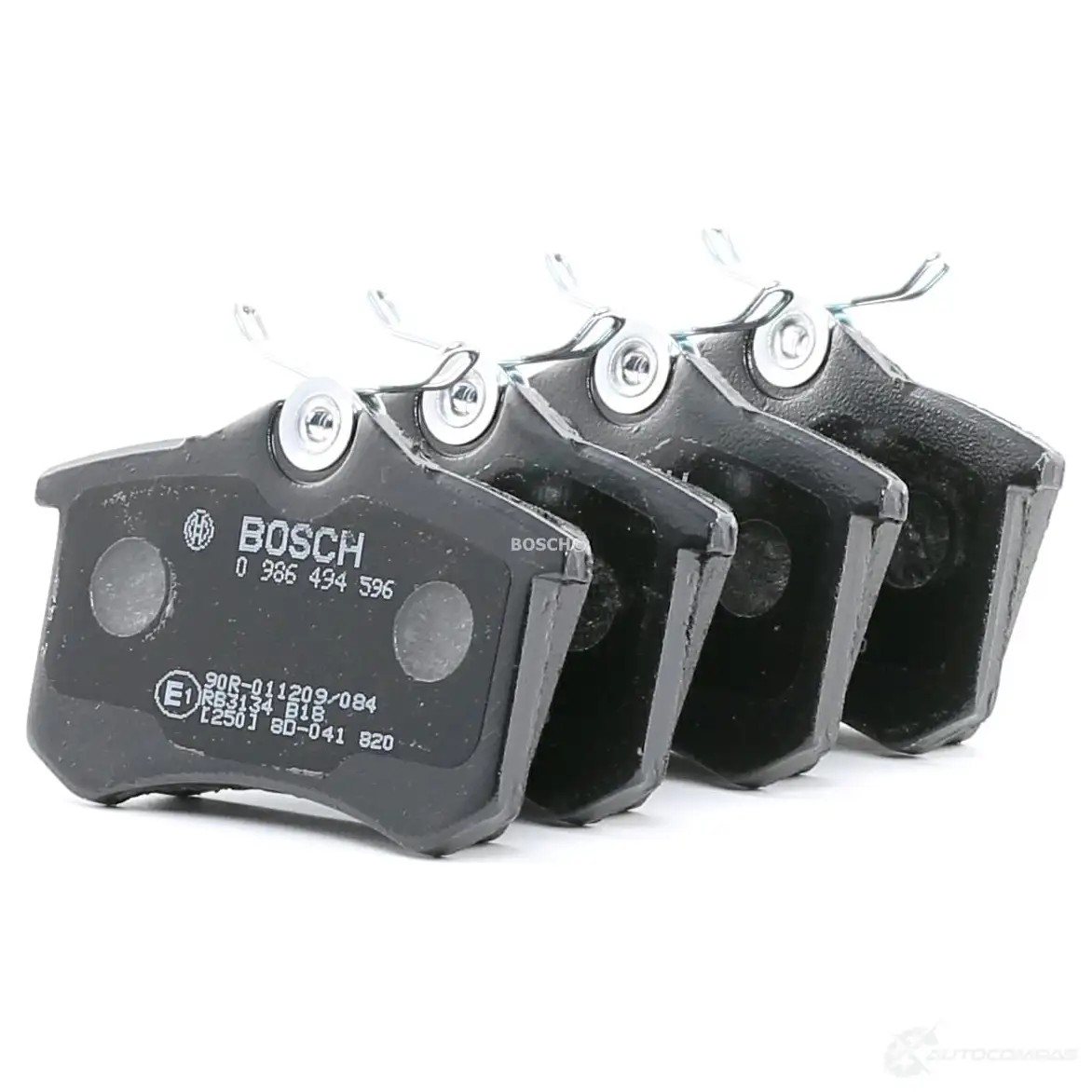 Тормозные колодки, комплект BOSCH 0986494596 20961 BP617 1193483611