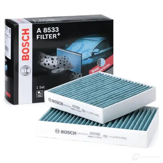 Салонный фильтр BOSCH 0986628533 A 8533 1193486334 UPOJF6
