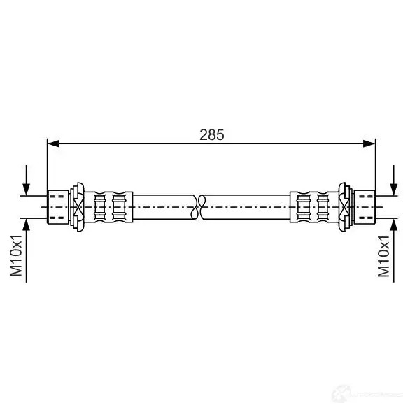 Тормозной шланг BOSCH BH41 8 1987476725 92OON 353115