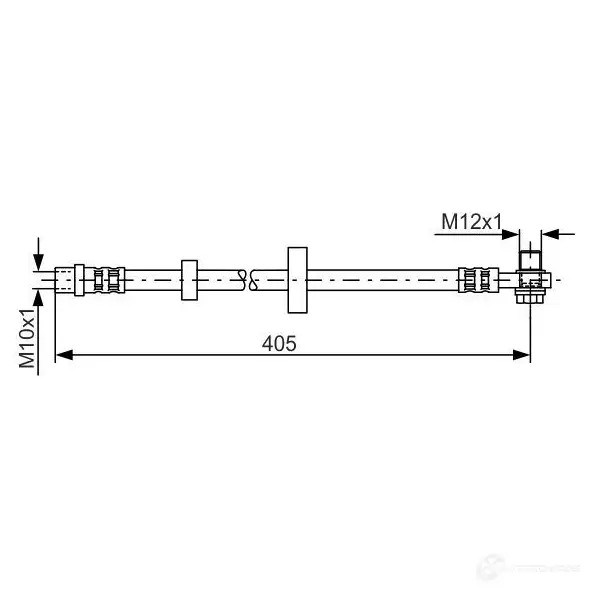 Тормозной шланг BOSCH BH 1035 354259 1987481143 YNK8I1