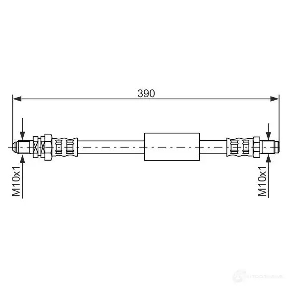 Тормозной шланг BOSCH 353182 1YZBQXQ BH 837 1987476840