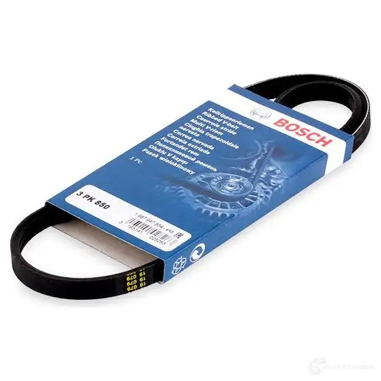Ремень ручейковый BOSCH 3 PK 850 1987947854 356841 3PK850