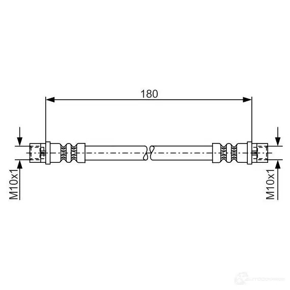 Тормозной шланг BOSCH 1987476018 03M4R6N 352607 BH 016