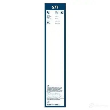 Щетка стеклоочистителя BOSCH MSU2S 57 7 3397010298 360757