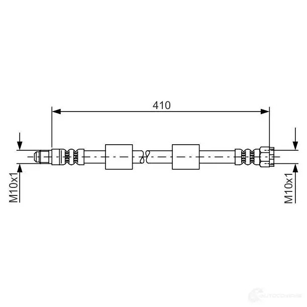 Тормозной шланг BOSCH 1987476650 BH 343 QR34JD 353046