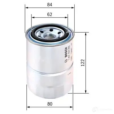 Топливный фильтр BOSCH 349493 N 4435 20IY6H 1457434435