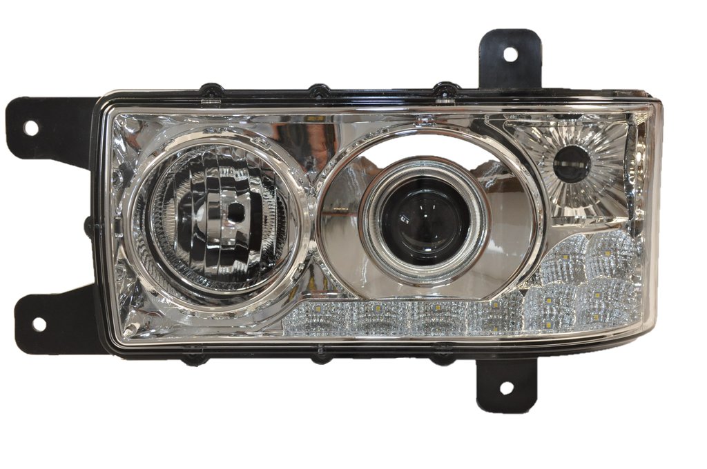 Фара блок КАМАЗ-6520, 6511, 4308 левая (8 светодиодов) LED AVTOELECTRICA