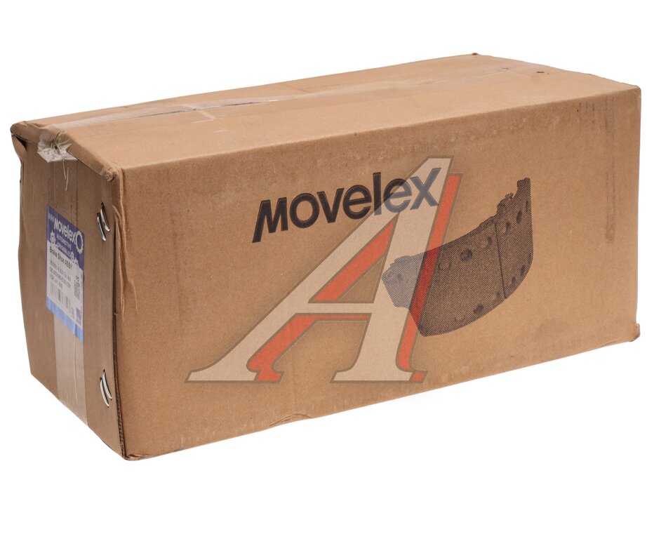 Колодки тормозные JAC N80 КАМАЗ Компас-9 задние барабанные (1шт.) (верхняя) MOVELEX