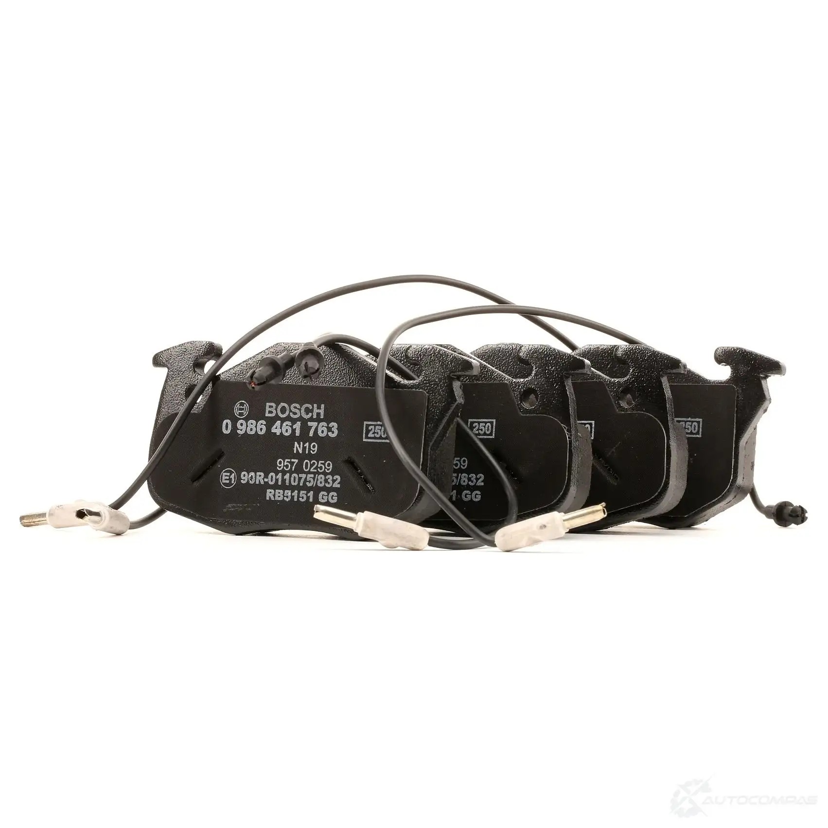 Тормозные колодки, комплект BOSCH 20 986 BP611 337818 0986461763