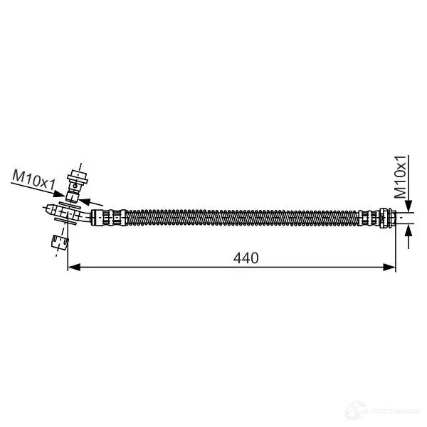 Тормозной шланг BOSCH 354288 BH1 067 UIZLG 1987481175