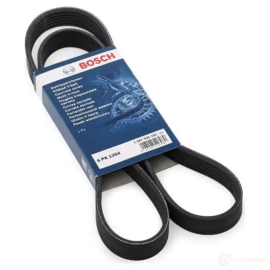 Приводной ремень, поликлиновой BOSCH 355977 1987946102 H3DJ4 6 PK 1264