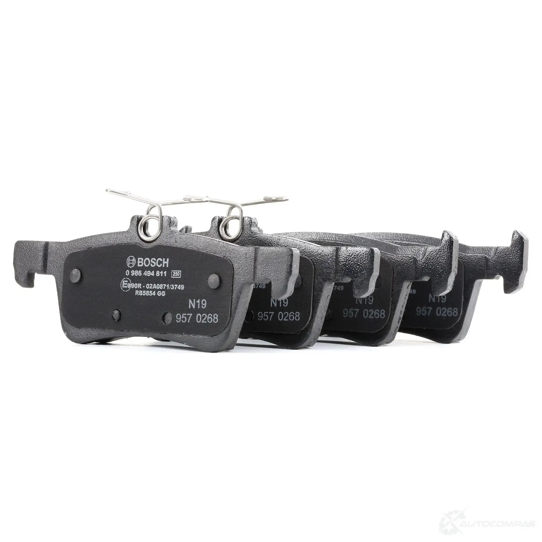 Тормозные колодки, комплект BOSCH 1193484171 0986494811 BP1985 25841
