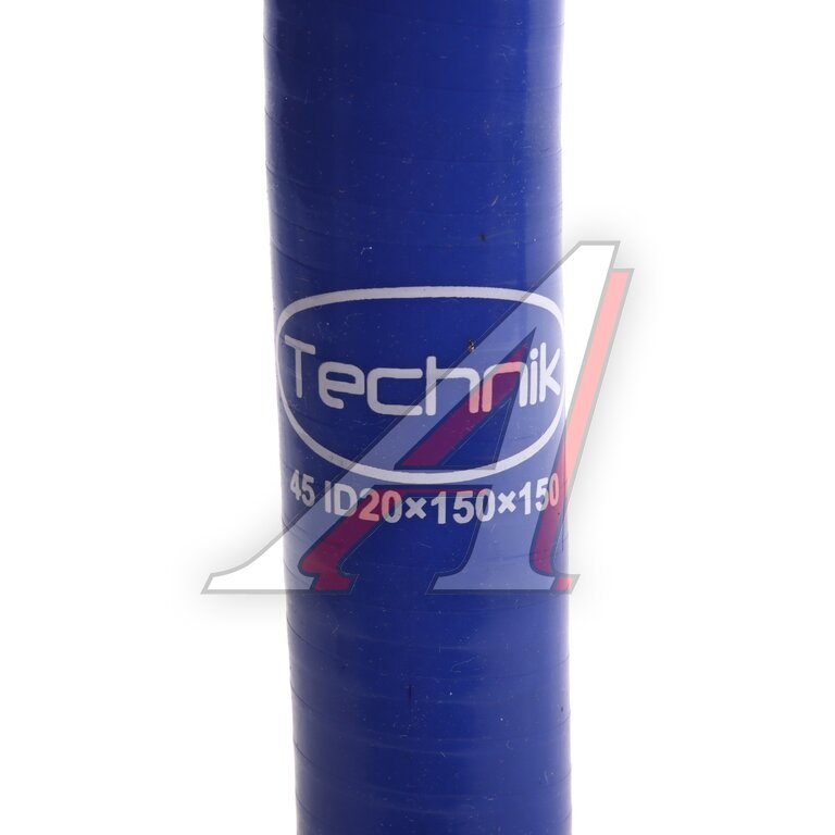 Патрубок угловой силикон (L=150х150мм, d=20 45°) TECHNIK