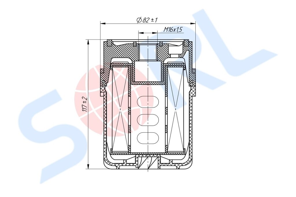 Фильтр топливный КАМАЗ DEUTZ MAN RENAULT SCANIA 3 series VOLVO SORL