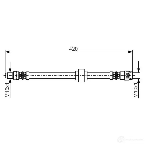 Тормозной шланг BOSCH BH 397 353097 1987476704 UXAUY